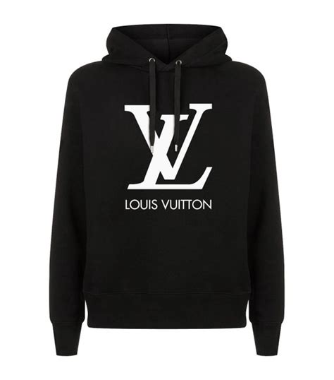 black and white louis vuitton hoodie